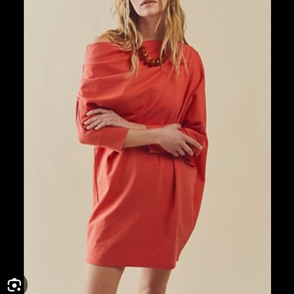 FP Beach Modern Mini Dress in Coral